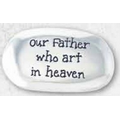 Our Father Who Art In Heaven Thumb Stone w/Card & Polybag